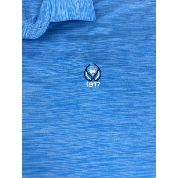 FootJoy FJ Polo Shirt Mens Large Blue Short Sleeve‎ Golf Performance - Picture 4 of 16